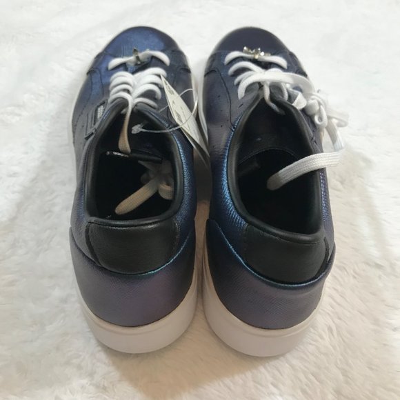 NEW Adidas REFLECTIVE Sleek WOMENS 9 Sneaker FV3403 BLUE REFLECTIVE OIL SLICK NW - Picture 3 of 10